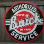 BUICK AUTHORIZED SERVICE TIN SIGN 24"