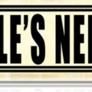ASSHOLE'S NEIGHBOR TIN SIGN 24 GAUGE
