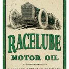 RACELUBE MOTOR OIL TIN SIGN 24 GAUGE