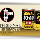 SIGNAL MOTOR OIL METAL SIGN 24 GAUGE
