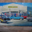 CHEVROLET MIDWAY GARAGE HEAVY STEEL SIGN