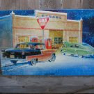 JACK SCHMITT SNOW FLURRIES HEAVY STEEL SIGN