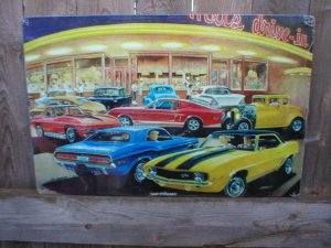 JACK SCHMITT FAST FORWARD HEAVY STEEL SIGN