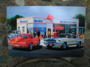 FASTER HORSES JUMBO MOBIL SERVICE HEAVY STEEL SIGN