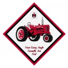 FARMALL DIAMOND SHAPED WOOD SIGN FARMALL DIAMOND SHAPED WOOD SIGN