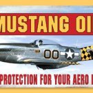 MUSTANG OIL HEAVY METAL SIGN