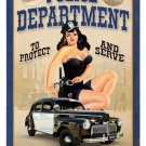 POLICE DEPARTMENT HEAVY METAL SIGN POLICE DEPARTMENT HEAVY METAL SIGN