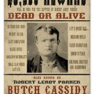 BUTCH CASSIDY OUTLAW HEAVY METAL SIGN BUTCH CASSIDY OUTLAW HEAVY METAL SIGN