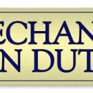 RICHFIELD MECHANIC ON DUTY METAL SIGN