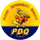 P. D. Q. CALIFORNIA HEAVY METAL SIGN