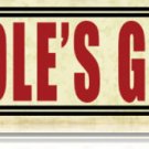 ASSHOLE'S GARAGE HEAVY METAL SIGN