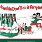 MOUNTAIN DEW TIN METAL SIGN