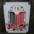 TRIUMPH PORCELAIN COATED SIGN TRIUMPH PORCELAIN COATED SIGN
