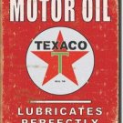 TEXACO LUBRICATES PERFECTLY TIN SIGN