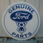 GENUINE FORD V8 PARTS 24" TIN SIGN