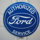 FORD AUTHORIZED SERVICE 24" TIN SIGN