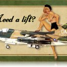 CORSAIR AIRCRAFT HEAVY METAL SIGN
