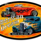 AMERICAN DREAM HEAVY METAL OVAL SIGN