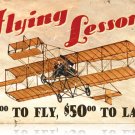 FLYING LESSONS HEAVY METAL SIGN