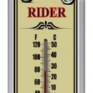 FREEDOM RIDER THERMOMETER HEAVY METAL SIGN