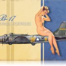 B-17 FLYING FORTRESS NUDE HEAVY METAL SIGN B-17 FLYING FORTRESS NUDE HEAVY METAL SIGN