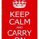 KEEP CALM CARRY ON HEAVY METAL SIGN RED KEEP CALM CARRY ON HEAVY METAL SIGN RED