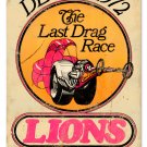 Lions Last Drag Race HEAVY METAL SIGN Lions Last Drag Race HEAVY METAL SIGN