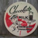 CHOCOLATE MILK SEAL ON HOOD PROTECTION Heavy Metal Sign