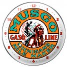 Musgo Gasoline metal clock AUTO GARAGE SHOP