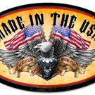 WORLD CLASS EAGLE large oval metal sign WORLD CLASS EAGLE large oval metal sign