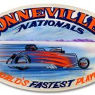 Bonneville Nationals large oval metal sign Bonneville Nationals large oval metal sign