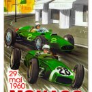 Monaco Grand Prix 1960 HEAVY METAL SIGN