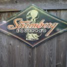 STROMBERG EQUIPPED DIAMOND SHAPED HEAVY METAL SIGN