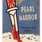 Remember Pearl Harbor Dec 7th HEAVY METAL SIGN OLD LOOK