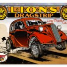 Lions Drag Strip Heavy Metal Sign