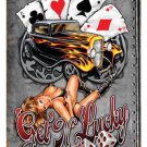 Get'n Lucky 32 Ford HEAVY METAL SIGN