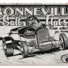 Bonneville Salt Flats HEAVY METAL SIGN BLACK WHITE Bonneville Salt Flats HEAVY METAL SIGN BLACK WHITE