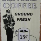 SENTRY COFFEE RETRO TIN SIGN