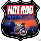 HOT ROD Spoken Here HEAVY METAL SIGN