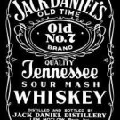 JACK DANIELS METAL TIN SIGN black