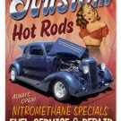 Kustom Hot Rods heavy metal sign PIN UP GIRL