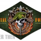 SPECIAL FORCES diamond shape Metal Sign