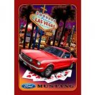 MUSTANG LAS VEGAS TIN SIGN MUSTANG LAS VEGAS TIN SIGN