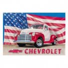 CHEVROLET '51 PICKUP TRIBUTE TIN SIGN