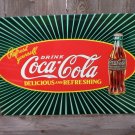 DRINK COCA-COLA TIN SIGN