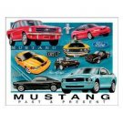 MUSTANG CHRONOLOGY TIN SIGN