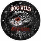 HOG WILD METAL CLOCK