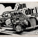 San Gabriel Valley Raceway Hotrod NHRA HEAVY METAL SIGN