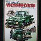 Rural Workhorse ford pickup METAL SIGN green