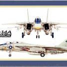 F-14A Tomcat Heavy Metal Airplane Sign